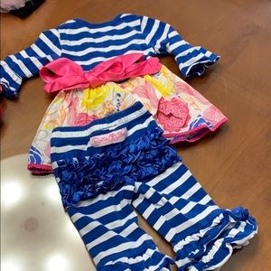 6-12m ruffle butts outfit